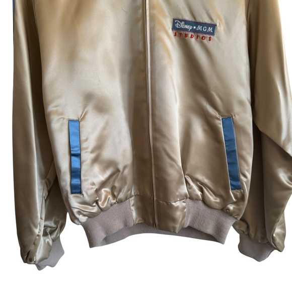 Vintage 80’s Disney MGM Studios Satin Zip Jacket, Size M - Picture 4 of 7
